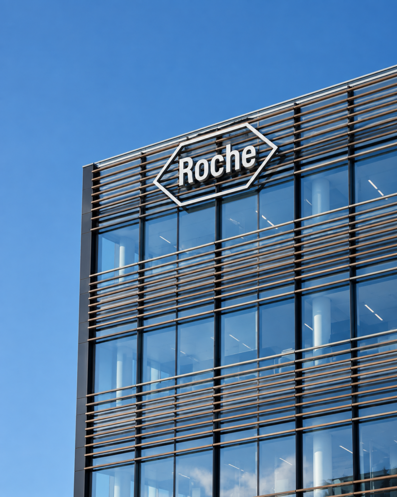 Fachada do edifício da Roche